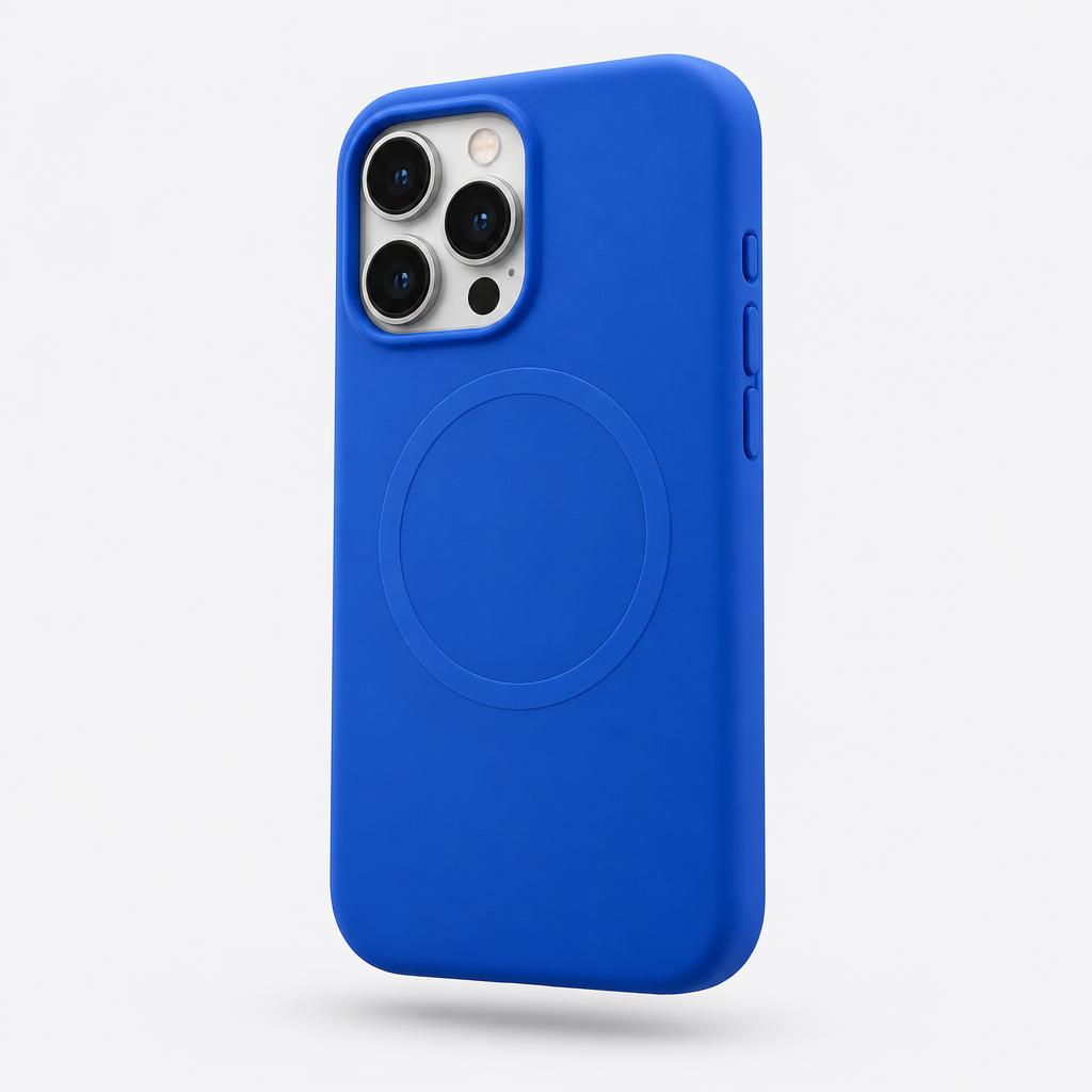 The Silicone Case in blue